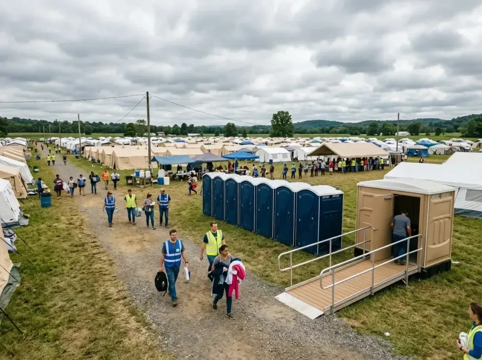 disaster-relief-camp-restrooms-010 — frequently asked questions, Dumpster & Portable Bathrooms Rental in Fairview, NC